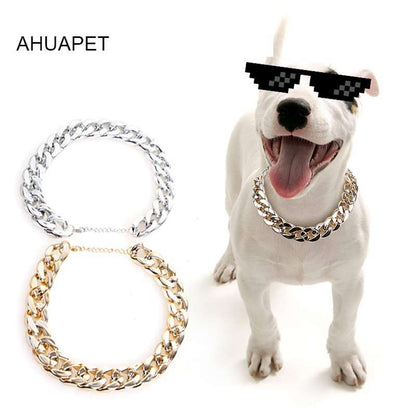 Golden Chain Dog Collar